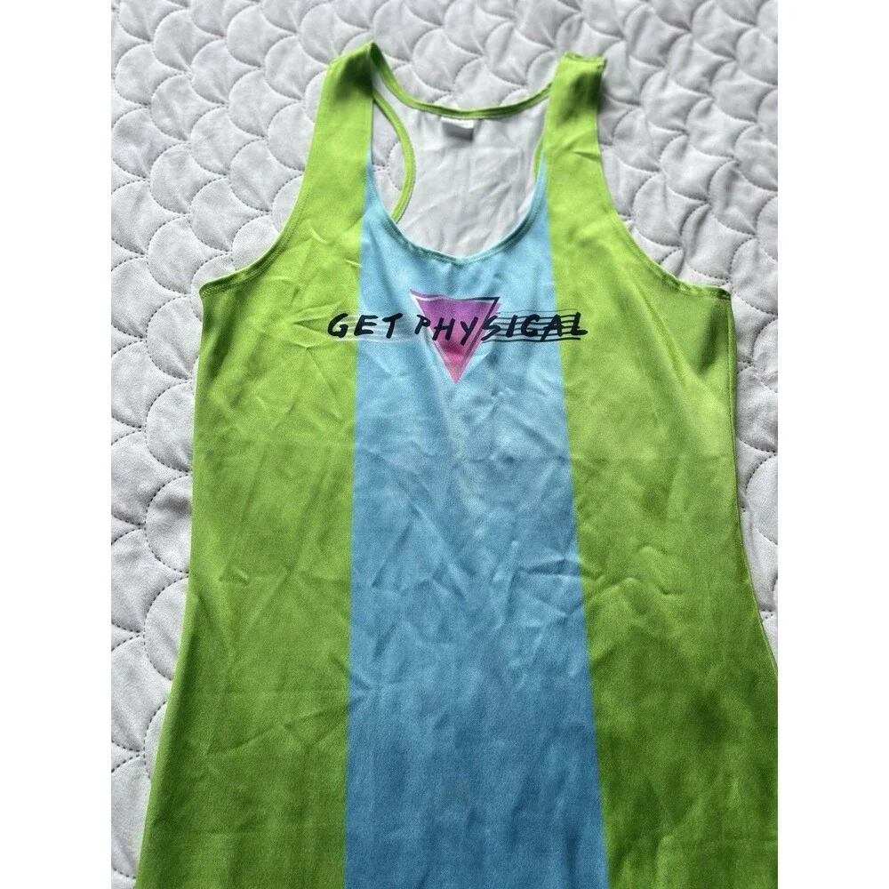 Spirit Halloween Adult 80s Aerobics Workout Leotard Costume Men S/m - Picture 6 of 7
